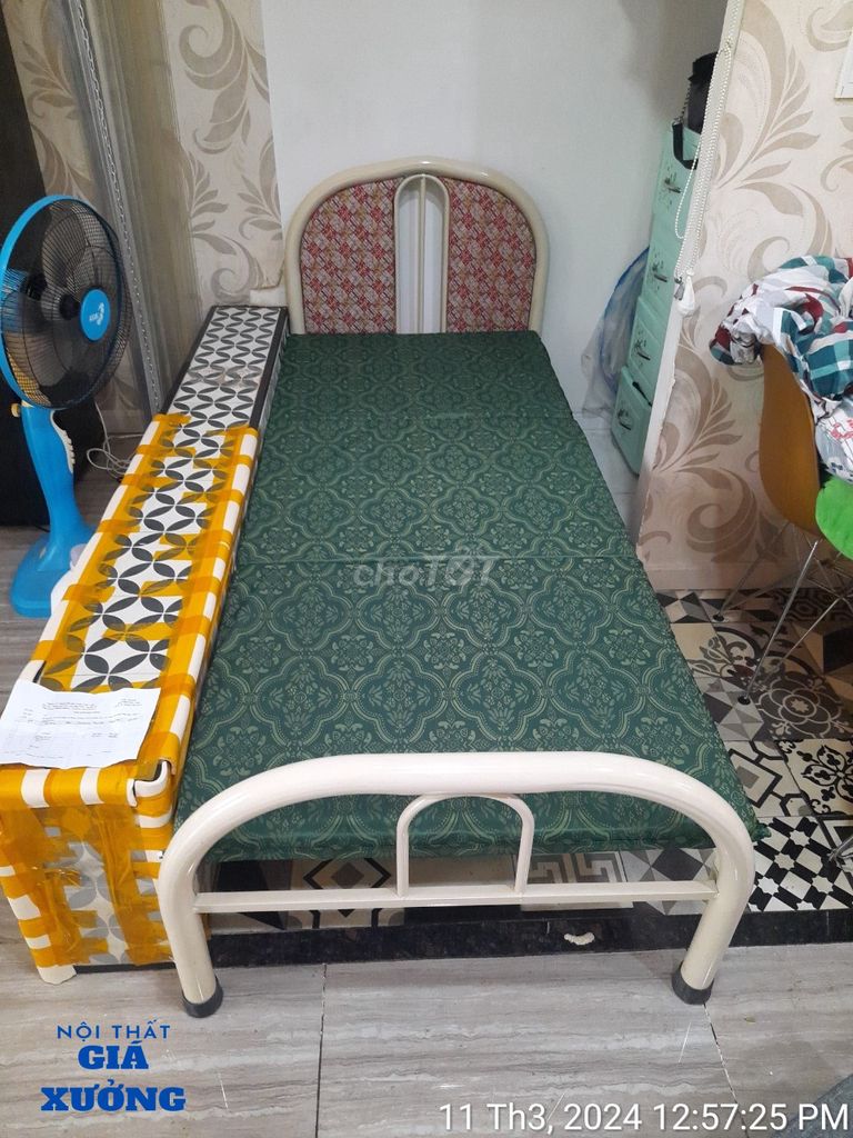 Giường ngủ sắt - giường ống tròn mới-----. Mua bán Giường, chăn ga gối nệm tại Quận Bình Tân Tp Hồ Chí Minh được đăng bởi Nội Thất Giá Xưởng  hình 1