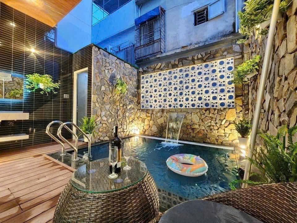 nhà 4 Tầng Khu VIP mặt tiền BÀU NĂNG 8 - HỒ BƠI CHILL