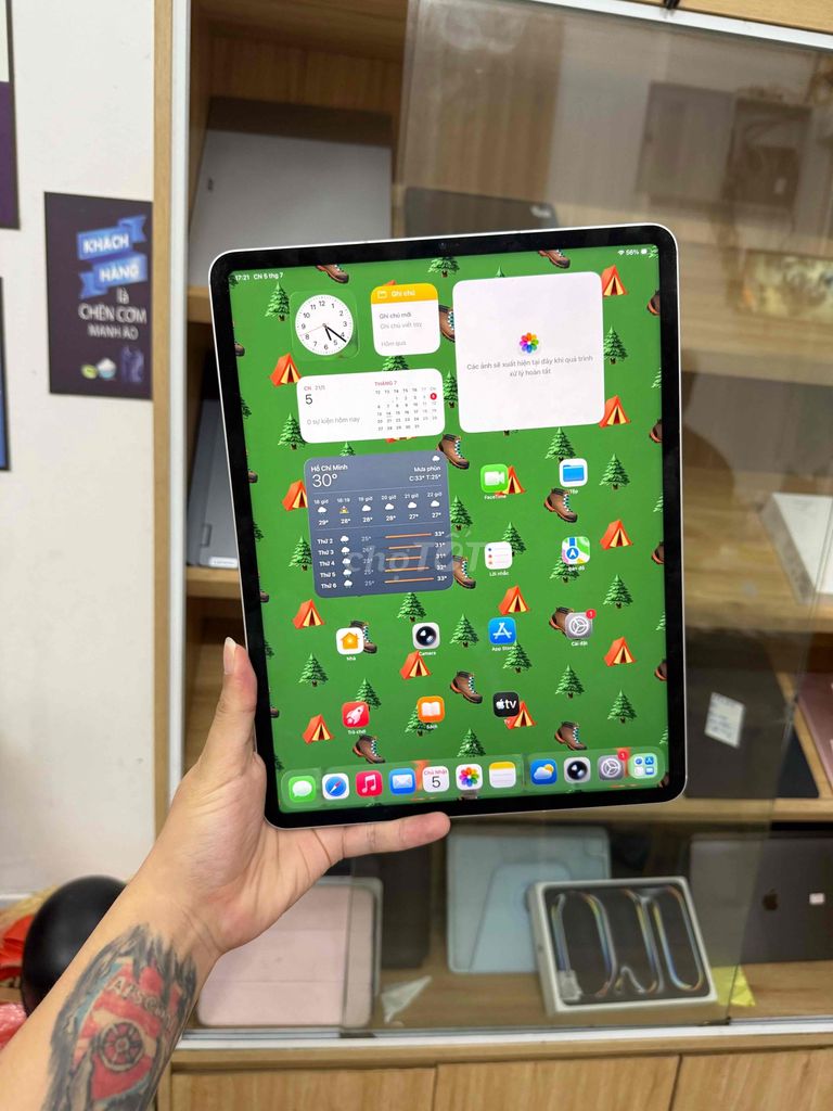 Apple iPad Pro 12.9 M1 256GB 5G Wifi Zin Nguyên. Mua bán Máy tính bảng tại Quận Đống Đa Hà Nội được đăng bởi Hà Nội Mobile Bao Duyệt Nợ Xấu hình 1
