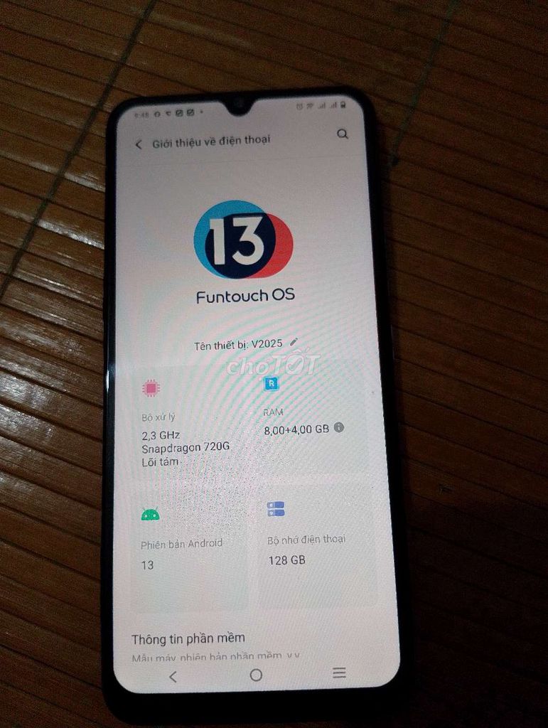 Vivo V2025 128GB Đen. Mua bán Điện thoại tại Huyện Nhà Bè Tp Hồ Chí Minh được đăng bởi phạm hiệp hình 1