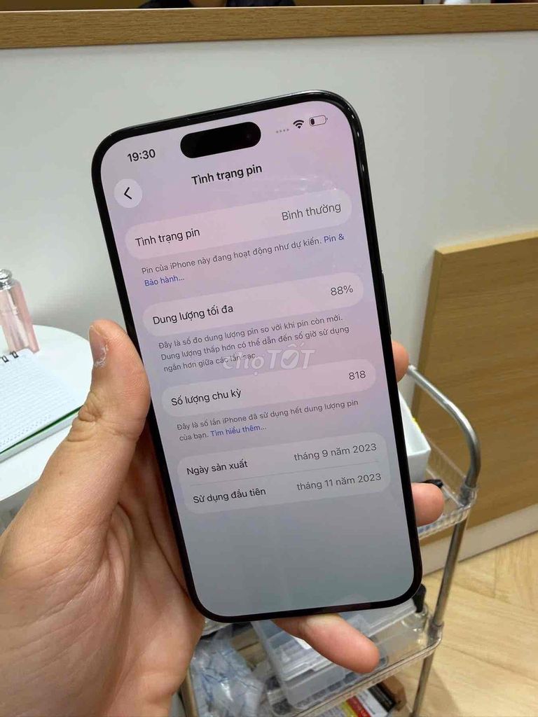 Apple iPhone 15 Pro 128GB Mỹ GL. Mua bán Điện thoại tại Thành phố Rạch Giá Kiên Giang được đăng bởi Tech Area hình 1