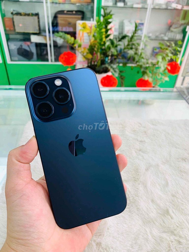 iPhone 15 Pro 128gb Titan Xanh quốc tế zin full