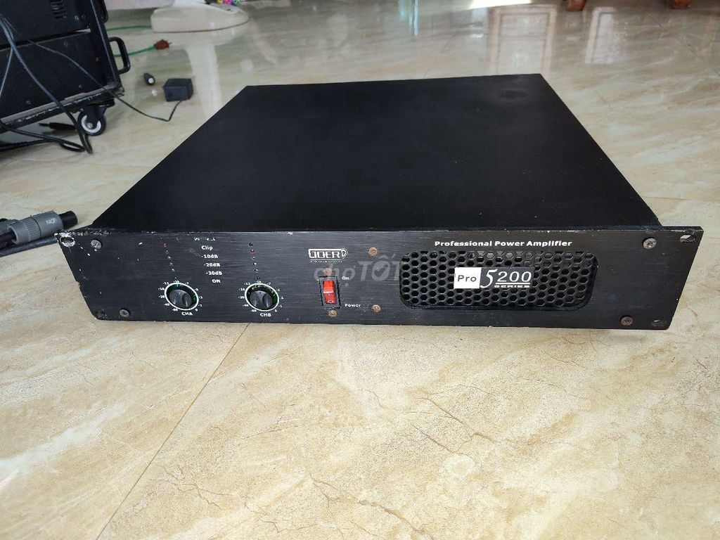 Cục đẩy công suất DOER Pro 5200 Đen. Mua bán Tivi, Âm thanh tại Huyện Quỳnh Lưu Nghệ An được đăng bởi lê phượng hình 1