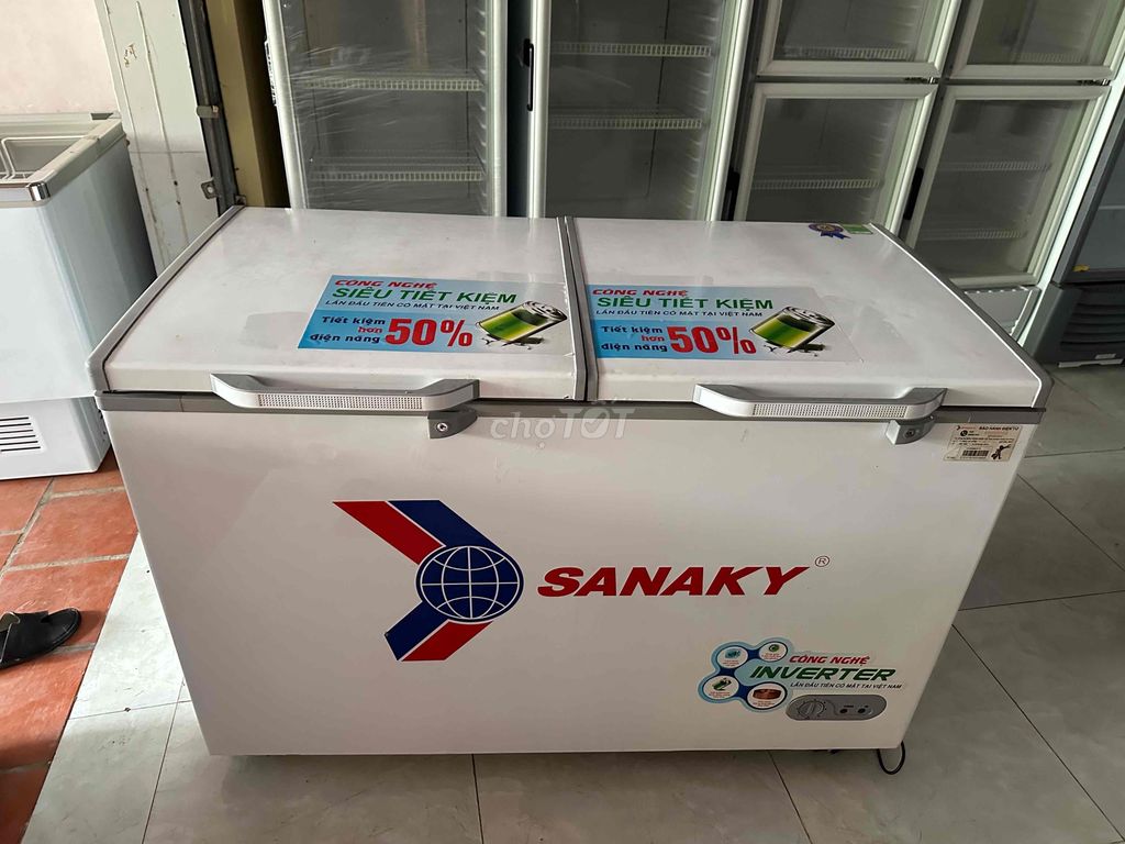 Tủ Đông Sanaky 560 Lít có inverter new 95% bớt lộc