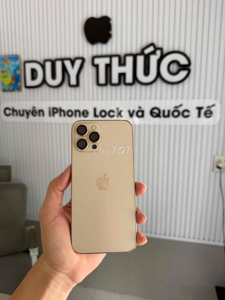Apple iPhone 12 Pro Max 128GB Vàng Mỹ sạc ít đẹp. Mua bán Điện thoại tại Quận Ninh Kiều Cần Thơ được đăng bởi Duy Thức chuyên iphone Lock Cần Thơ hình 1