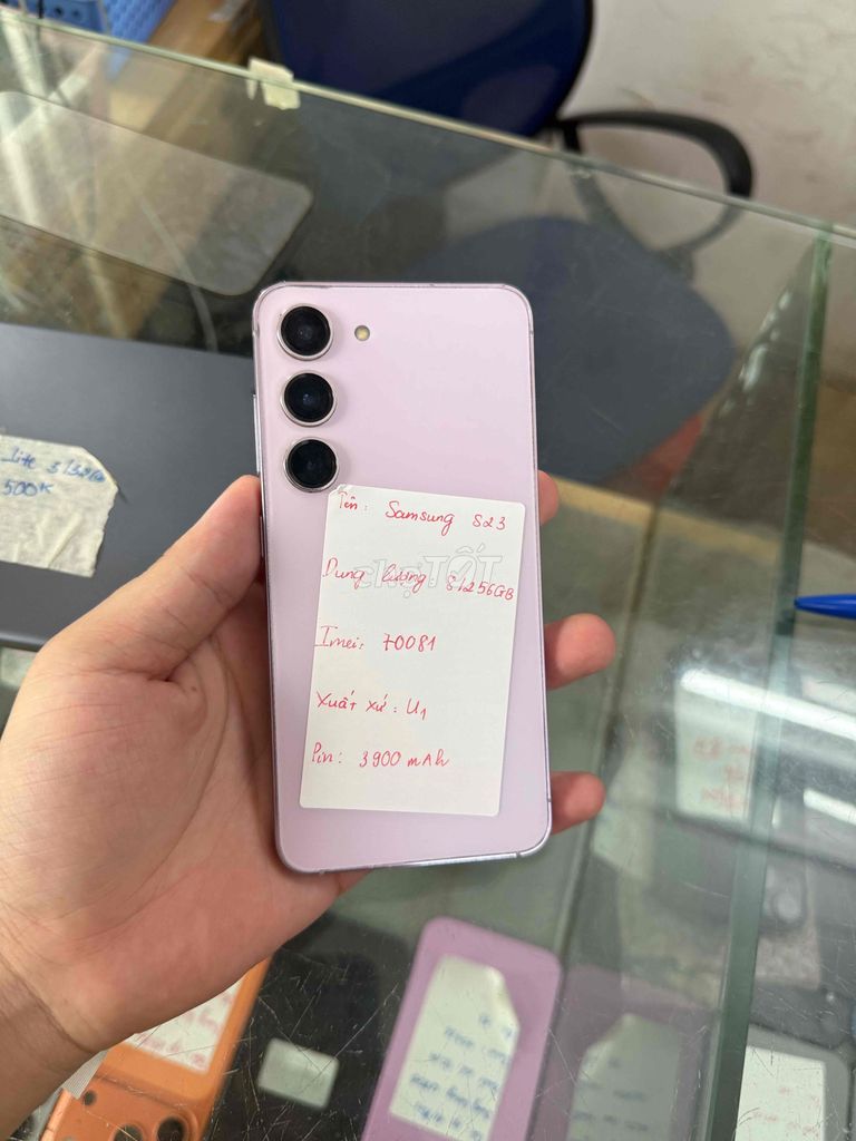 Samsung S23 256GB Hồng 2 SIM. Mua bán Điện thoại tại Quận Đống Đa Hà Nội được đăng bởi Hoàng quân store hình 1