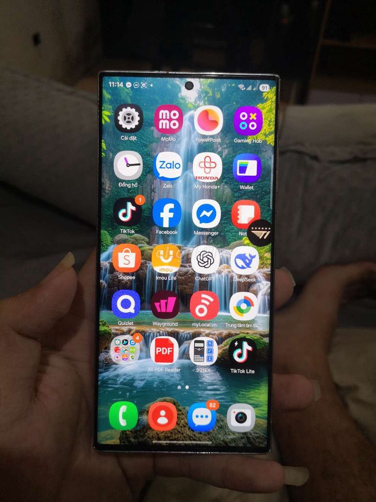 Samsung Galaxy S23 Ultra 256GB Tím nhạt. Mua bán Điện thoại tại Quận Cầu Giấy Hà Nội được đăng bởi Sss Trần hình 1