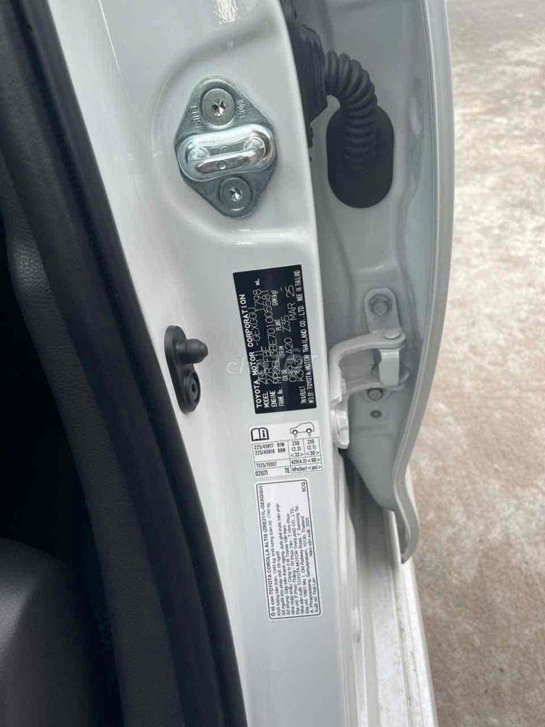 Toyota Corolla Altis 2025 - 4250 km nhập khẩu. Mua bán Ô tô tại Quận Ngũ Hành Sơn Đà Nẵng được đăng bởi Vinh hình 10