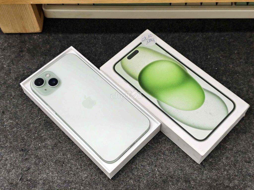 15plus 128 green Việt Nam! zin ốc 98 Pin80. Mua bán Điện thoại tại Quận Bình Tân Tp Hồ Chí Minh được đăng bởi Tấn Đạt hình 1