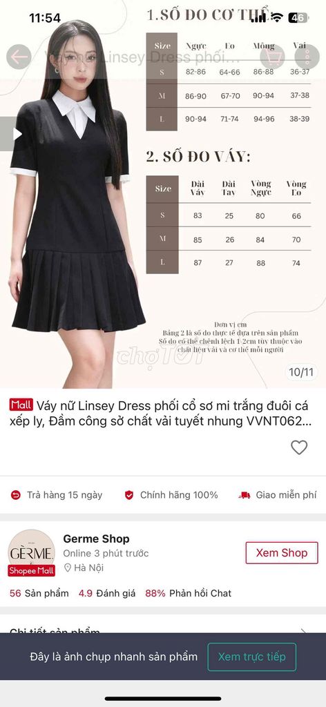 Váy Nữ Thiết kế size M. Mua bán Quần áo tại Quận 7 Tp Hồ Chí Minh được đăng bởi Ái Nhi Phạm hình 1