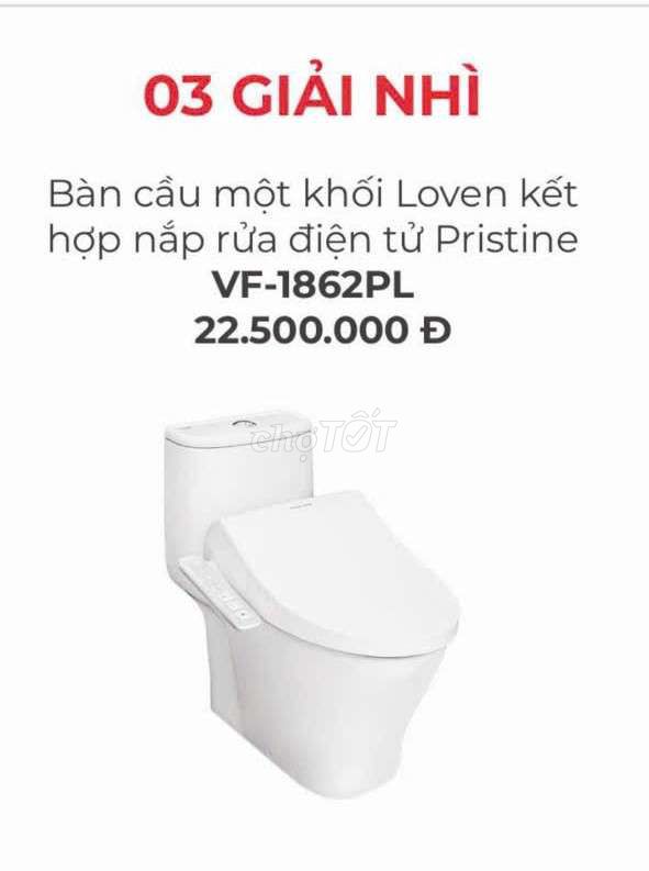cầu thông minh Loven VF-1862PL Trắng. Mua bán Thiết bị vệ sinh, nhà tắm tại Quận Tân Phú Tp Hồ Chí Minh được đăng bởi thanh trần hình 1