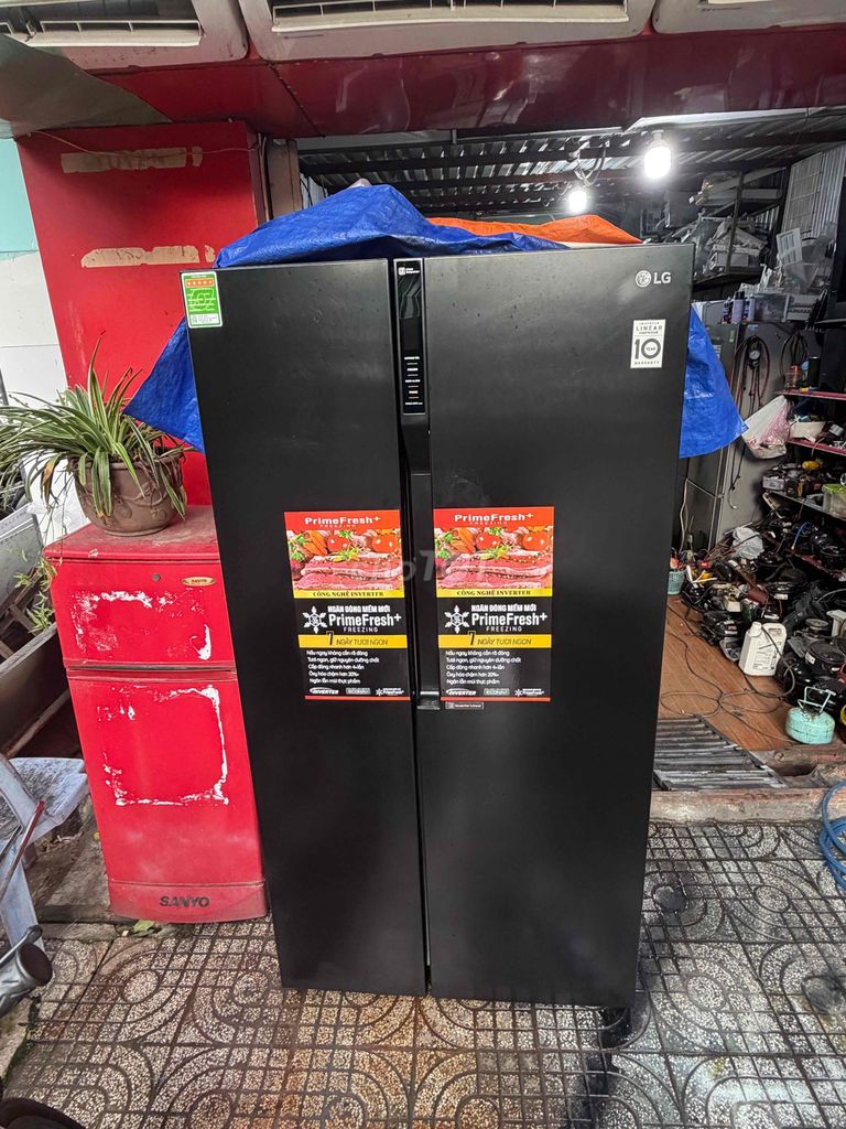 Tủ lạnh LG Inverter 635 lít Đen. Mua bán Tủ lạnh tại Quận Gò Vấp Tp Hồ Chí Minh được đăng bởi Hoàng sang hình 1