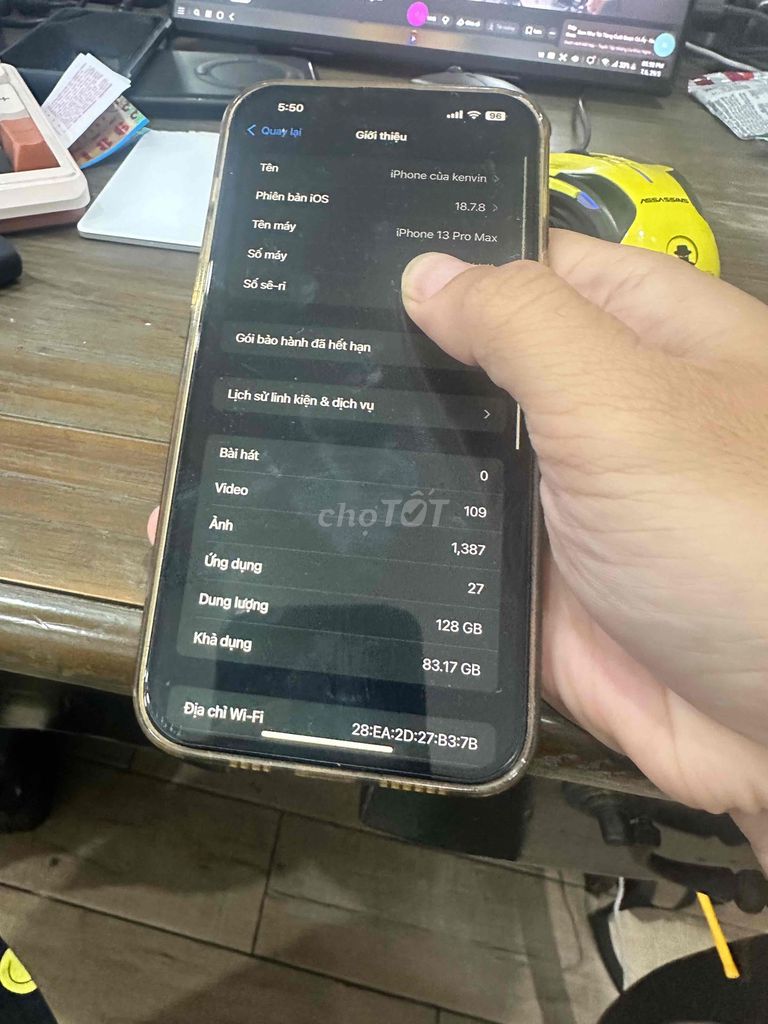 iPhone 13 Pro Max 128GB Bạc. Mua bán Điện thoại tại Thành phố Biên Hòa Đồng Nai được đăng bởi Minh hình 1