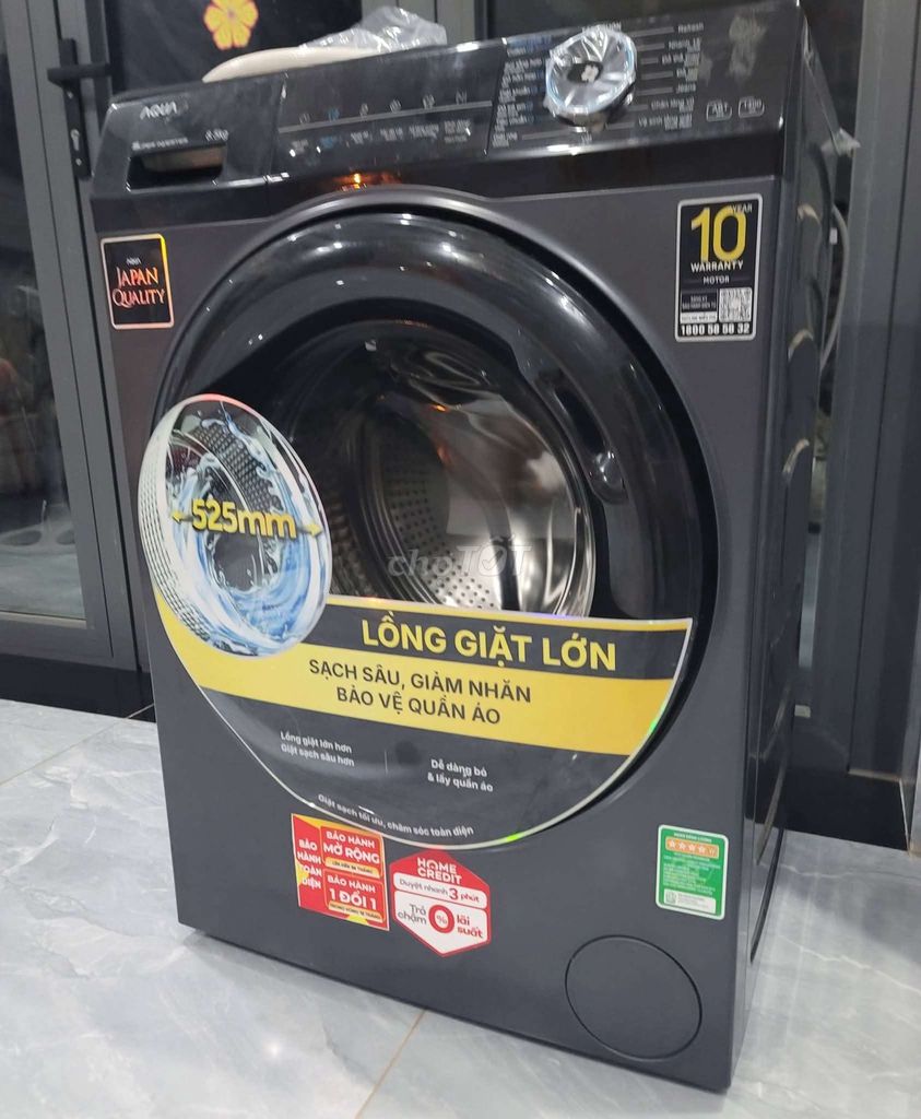 Máy giặt Aqua 8.5kg cửa ngang Mới 99%. Mua bán Máy giặt tại Huyện Đất Đỏ Bà Rịa - Vũng Tàu được đăng bởi kim hình 1