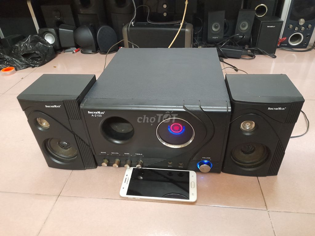 Loa vi tính soundmax A2100. Mua bán Tivi, Âm thanh tại Quận Tân Phú Tp Hồ Chí Minh được đăng bởi  Vũ Tân Phú hình 1