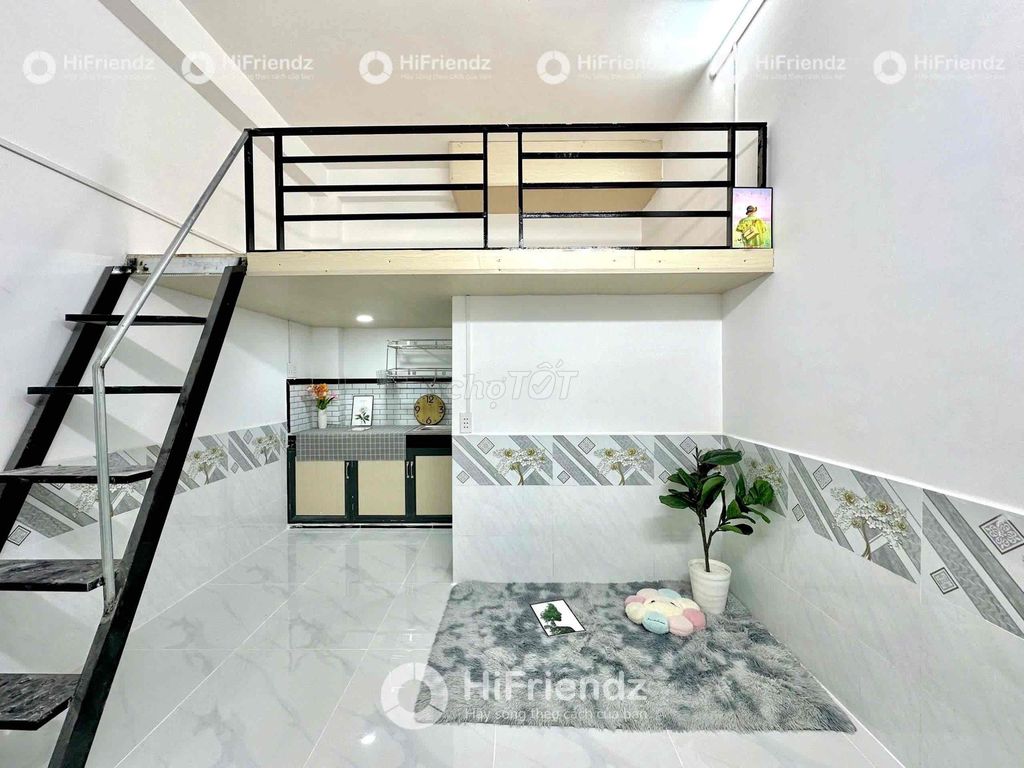 CHO THUÊ PHÒNG GÁC SẴN MÁY LẠNH GẦN ĐẠI HỌC HỒNG BÀNG - ĐH VĂN HIẾN