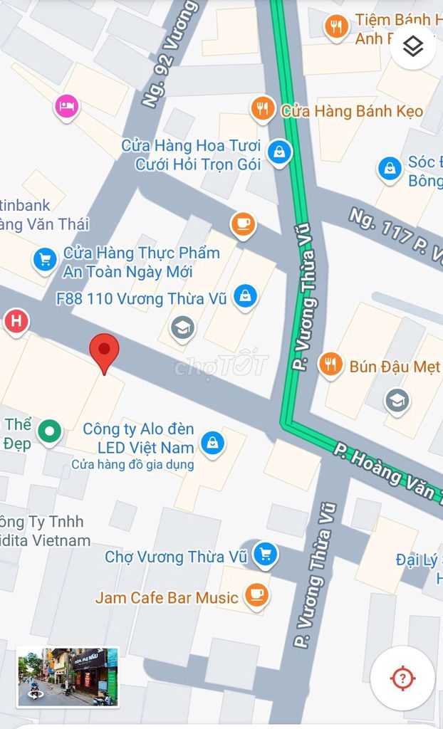 Mặt phố Hoàng Văn Thái, ngã 4 VIP