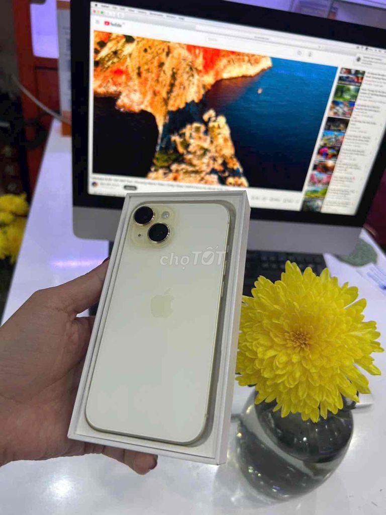 iphone 15plus 128gb vàng j/a pin100 zin áp suất. Mua bán Điện thoại tại Quận 3 Tp Hồ Chí Minh được đăng bởi Nam Á Mobile hình 1