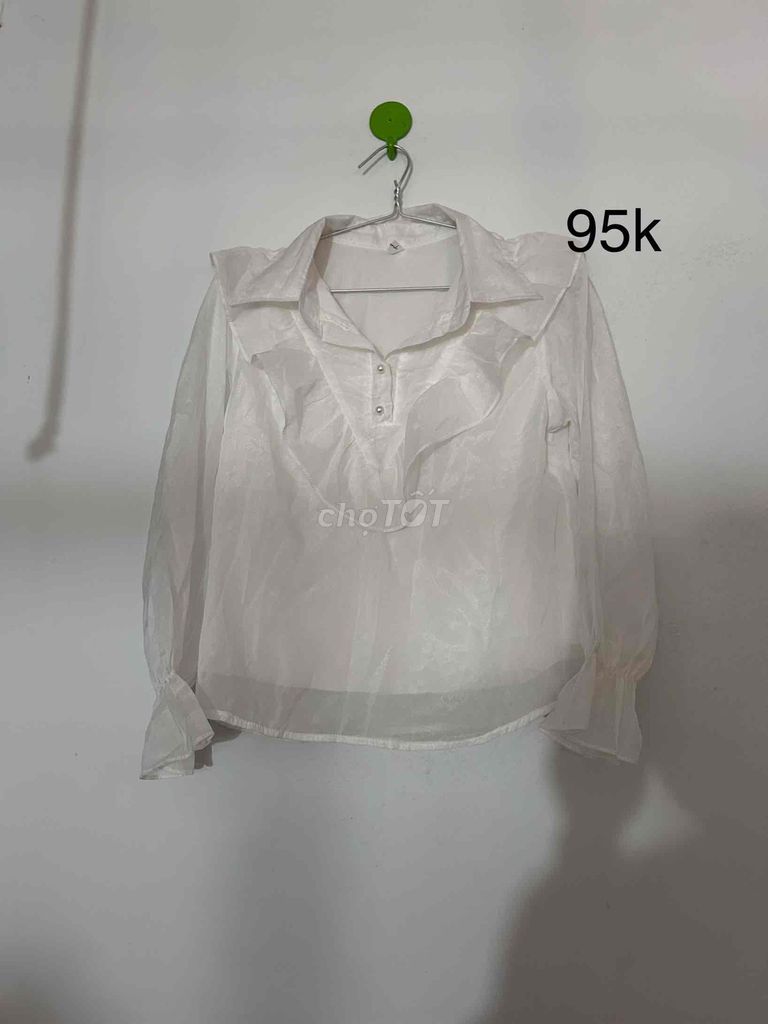 Áo sơ mi nữ trắng thanh lịch Mới. Mua bán Quần áo tại Thành phố Đồng Xoài Bình Phước được đăng bởi Laiii hình 1