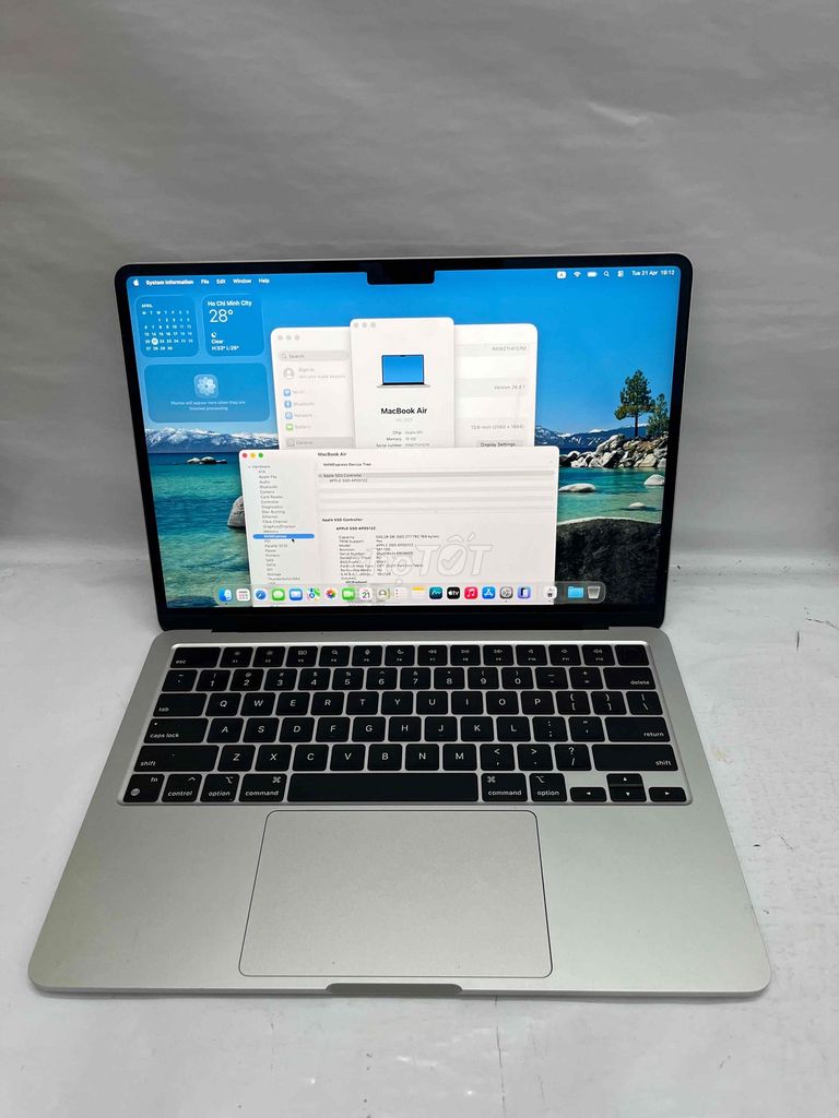 MacBook Air M2 Ram 16GB Ssd 512GB. Mua bán Laptop tại Quận Sơn Trà Đà Nẵng được đăng bởi BƠ BƯ Macbook Cũ hình 1