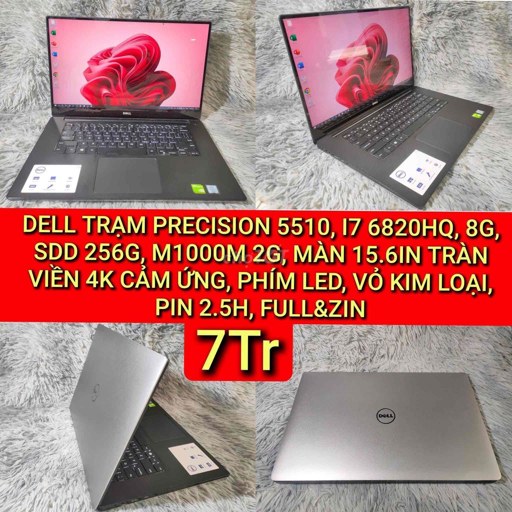 Dell Precision i7, 8GB, SSD 256GB, 15.6" 4K. Mua bán Laptop tại Quận Gò Vấp Tp Hồ Chí Minh được đăng bởi Mr.Lương hình 1