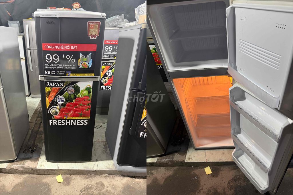 Tủ lạnh Sanyo 140L Đen đã sử dụng. Mua bán Tủ lạnh tại Thành phố Thủ Đức Tp Hồ Chí Minh được đăng bởi đỗ thị mai  hình 1