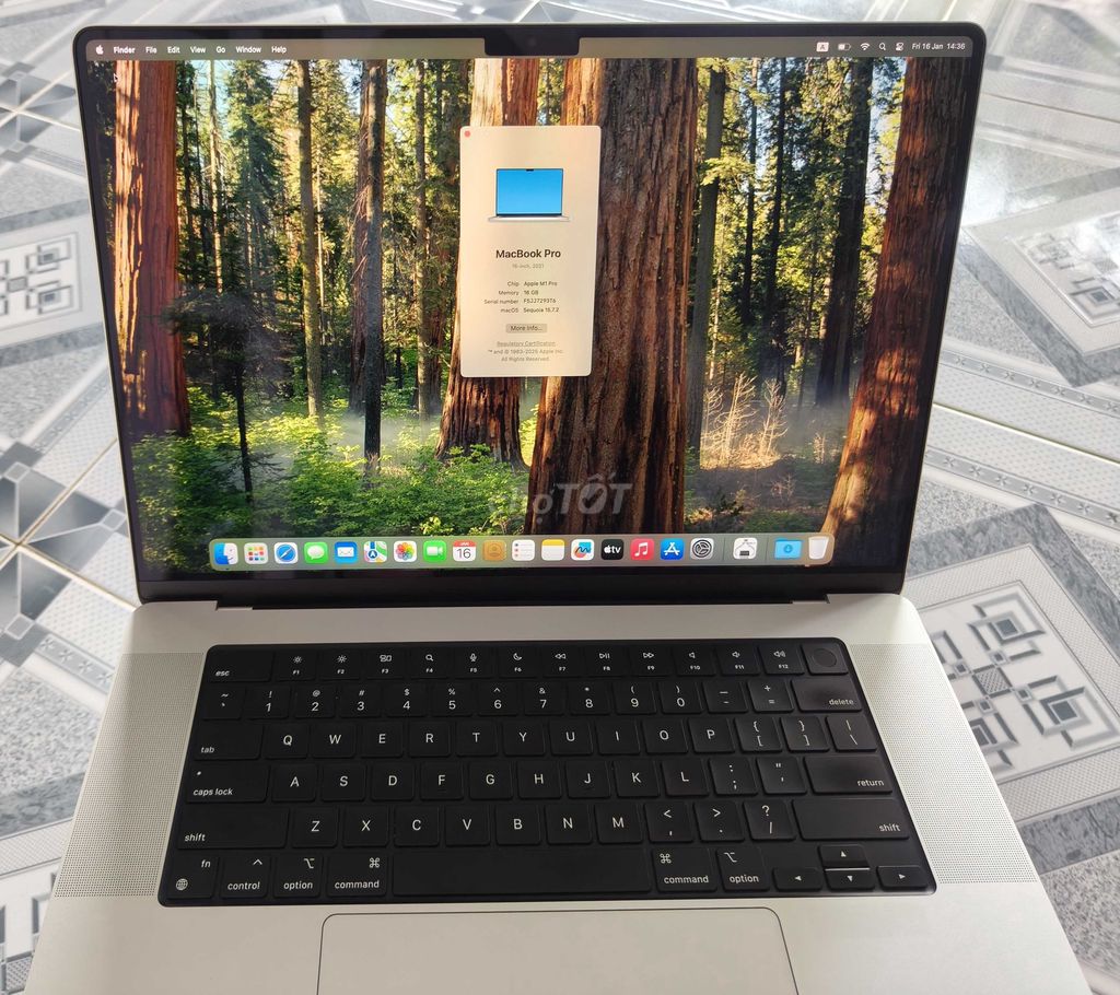 Macbook Pro M1 Pro 16 inch 16GB/512GB. Mua bán Laptop tại Quận Gò Vấp Tp Hồ Chí Minh được đăng bởi Hi hình 1