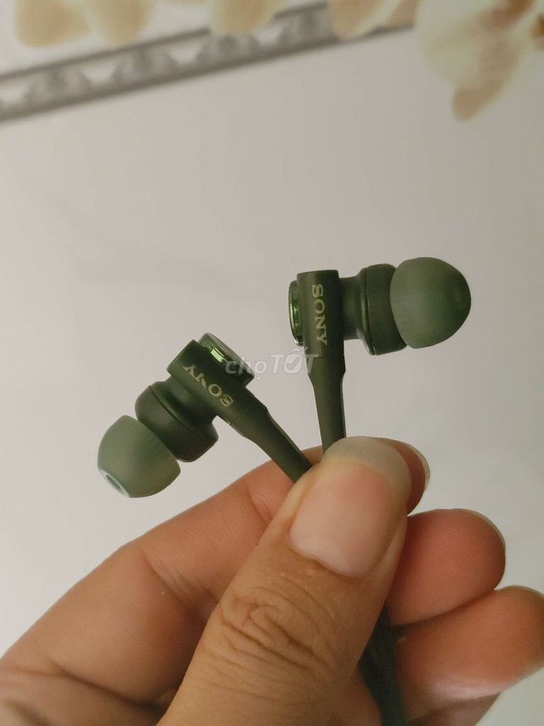 Tai nghe Sony MDR-XB55AP Xanh rêu. Mua bán Tivi, Âm thanh tại Quận Tân Phú Tp Hồ Chí Minh được đăng bởi Trịnh Huy hình 1