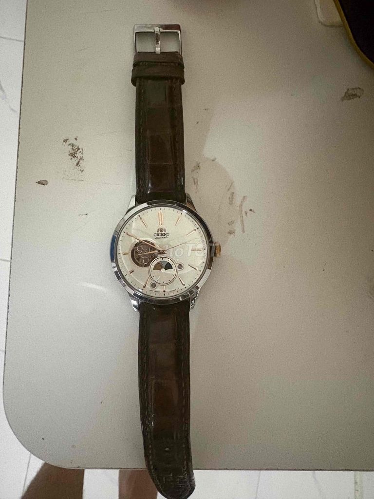 Đồng hồ Orient Bambino Sun and Moon Nâu. Mua bán Đồng hồ tại Huyện Kim Bảng Hà Nam được đăng bởi trần thành hình 1