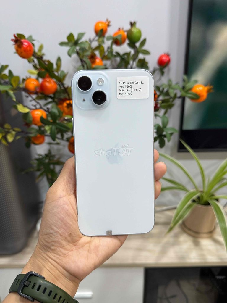 iPhone 15 Plus 128GB Trắng Quốc tế. Mua bán Điện thoại tại Huyện Hóc Môn Tp Hồ Chí Minh được đăng bởi Thu hình 1