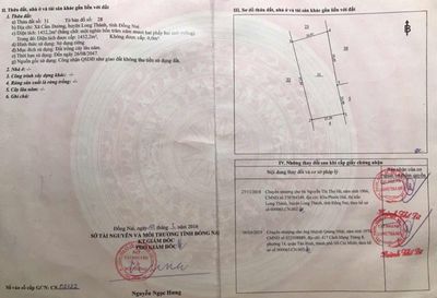 Bán Đất Long Thành Cẩm Dường 1452,2 m2 1,450 tỷ. Mua bán đất tại Huyện Long Điền Bà Rịa - Vũng Tàu được đăng bởi Lucy Tr
