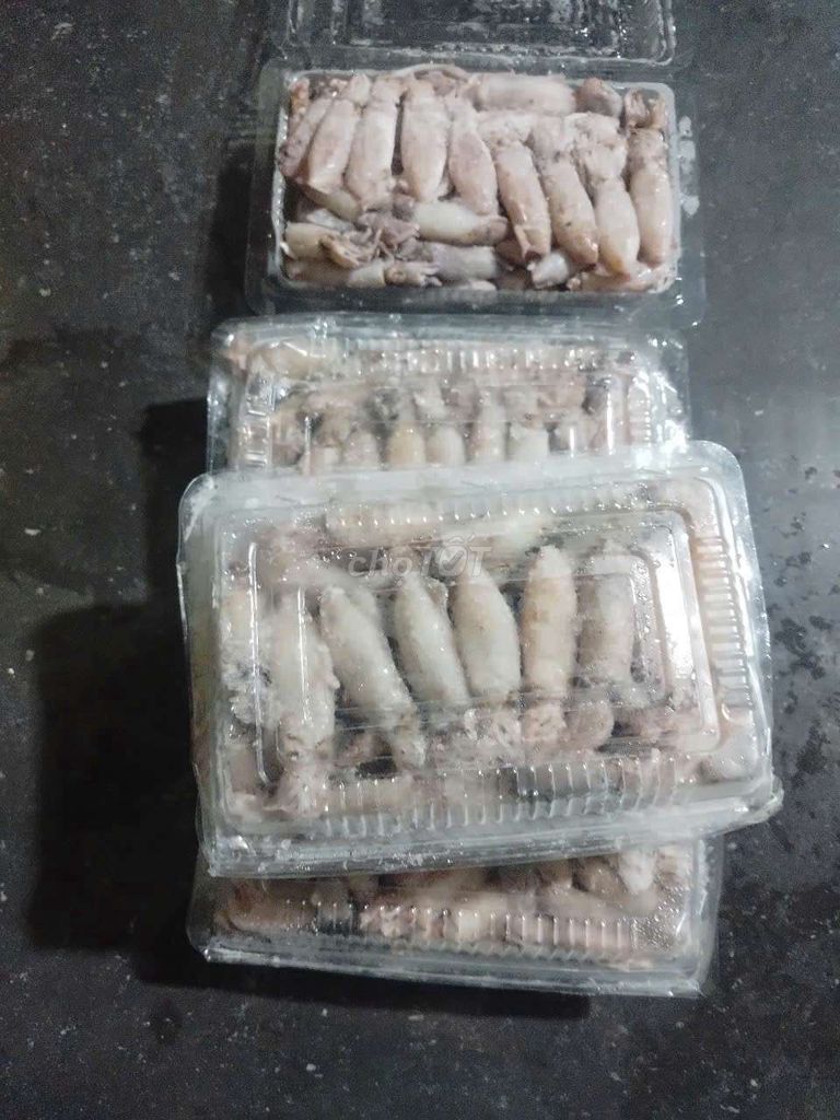Mực ống hấp