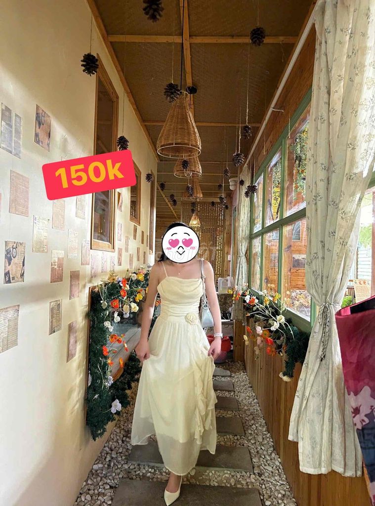 Đầm Nữ Voan Vàng Nhạt. Mua bán Quần áo tại Thị xã Tân Uyên Bình Dương được đăng bởi Ngô Phương hình 1