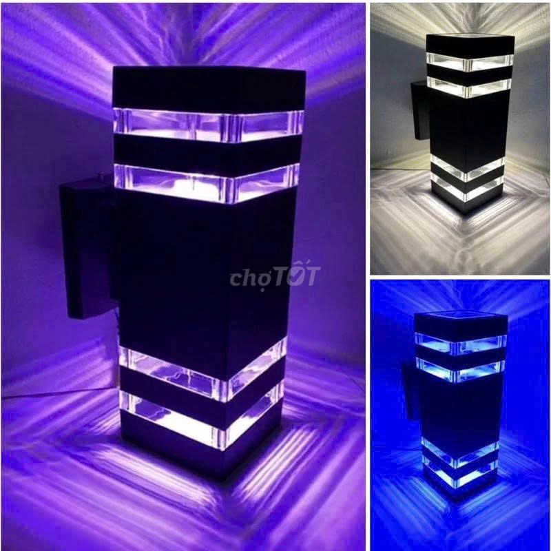 Đèn trụ trang trí Đen Vàng Xanh Tím. Mua bán Đèn tại Quận Hà Đông Hà Nội được đăng bởi TT Led hình 1