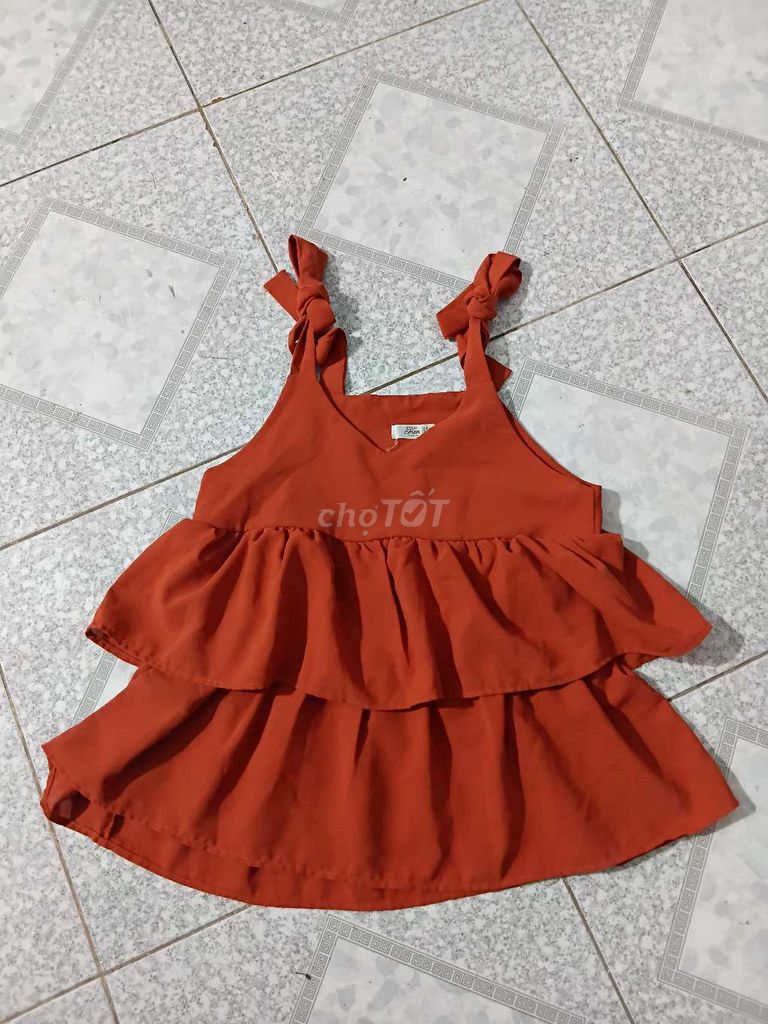 Áo babydoll Nữ Cam size L cũ. Mua bán Quần áo tại Huyện Gò Công Tây Tiền Giang được đăng bởi Bích Trâm hình 1