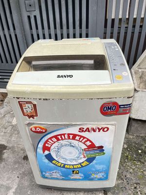 Máy giặt Sanyo 8kg xài tốt chạy êm,đúng số ký. Mua bán Máy giặt tại Quận Bình Tân Tp Hồ Chí Minh được đăng bởi hung