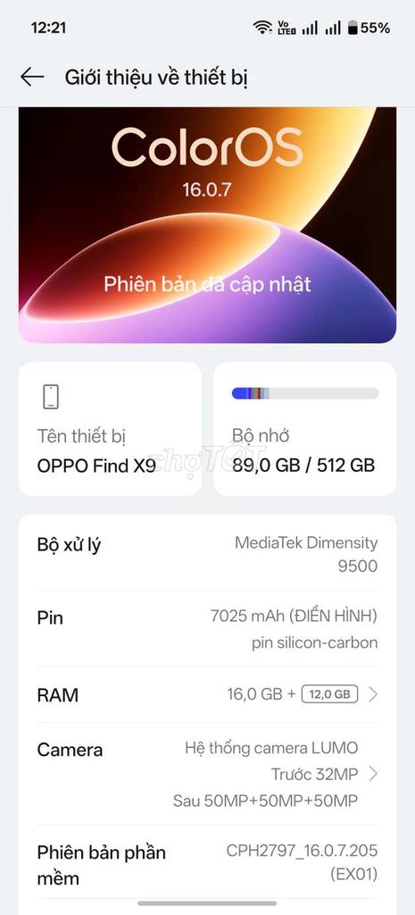 Oppo Find X9 16GB/512GB Đen. Mua bán Điện thoại tại Quận Nam Từ Liêm Hà Nội được đăng bởi Duy hình 1