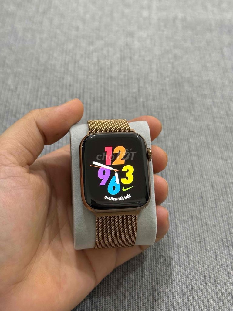 Apple Watch Thép Gold Series 4/44MM LTE Mã LL/A