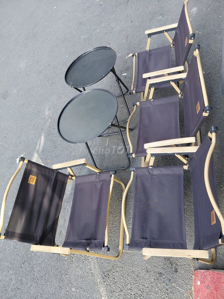 Bộ bàn ghế dã ngoại 4 ghế 2 bàn. Mua bán Bàn ghế tại Quận Gò Vấp Tp Hồ Chí Minh được đăng bởi Hội Đồ Điện Tử hình 1