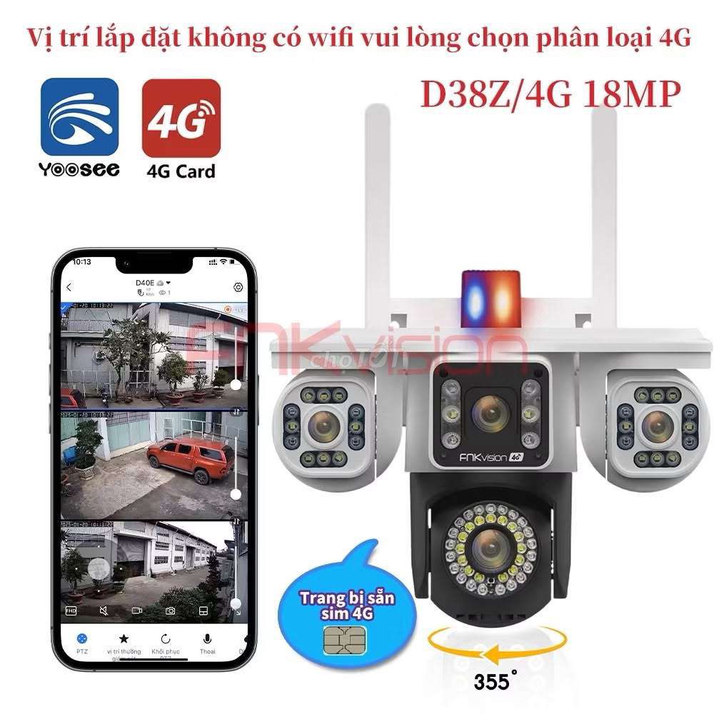 Camera an ninh 18MP D38z/4G, + thẻ nhớ 64gb. Mua bán Máy ảnh, Máy quay tại Huyện Bình Chánh Tp Hồ Chí Minh được đăng bởi Nguyễn Thiện Nhân hình 1