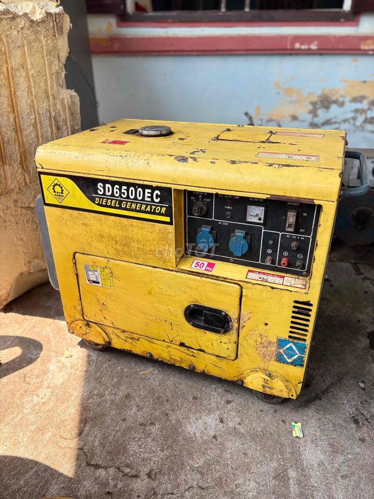 Máy phát điện SD6500EC Vàng. Mua bán Đồ chuyên dụng, Giống nuôi trồng tại Huyện Mộ Đức Quảng Ngãi được đăng bởi Thùy Linh hình 1