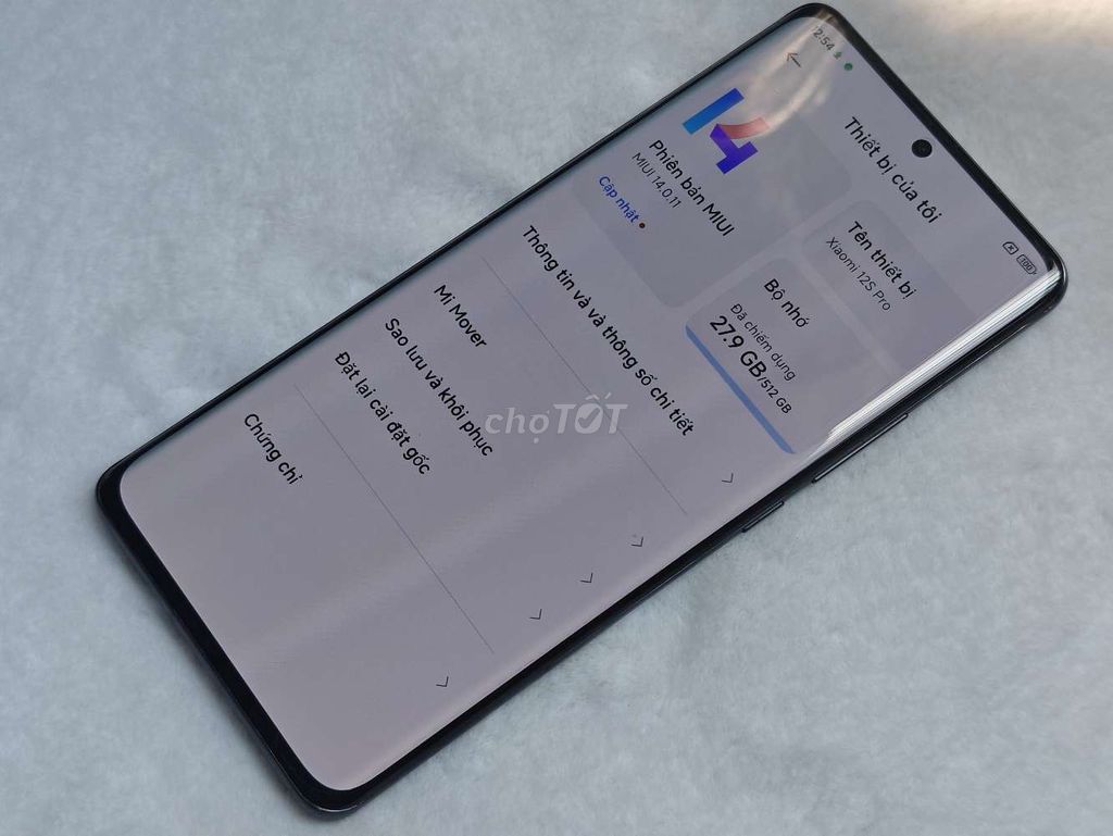 Xiaomi 12s Pro Đen 12GB/512GB giá tốt. Mua bán Điện thoại tại Quận Bình Tân Tp Hồ Chí Minh được đăng bởi Hiếu hình 1