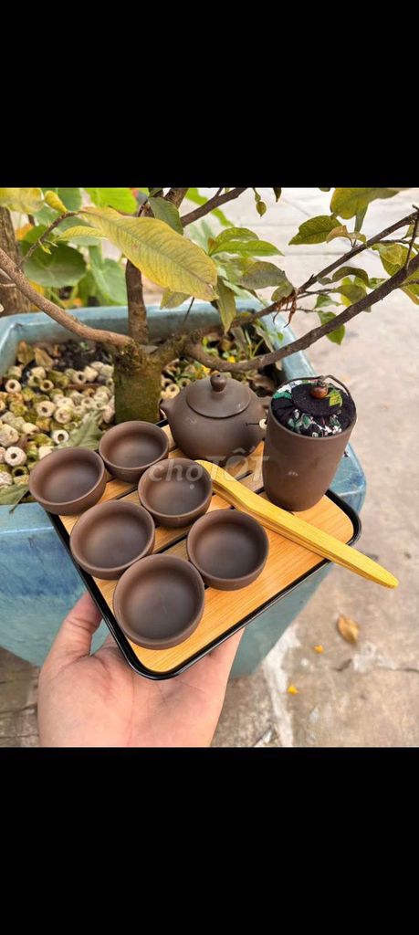 Bộ ấm trà Gốm Tre Nâu vàng. Dịch vụ nhà cửa khác tại Quận Bình Tân Tp Hồ Chí Minh được đăng bởi Khoa Võ  hình 1