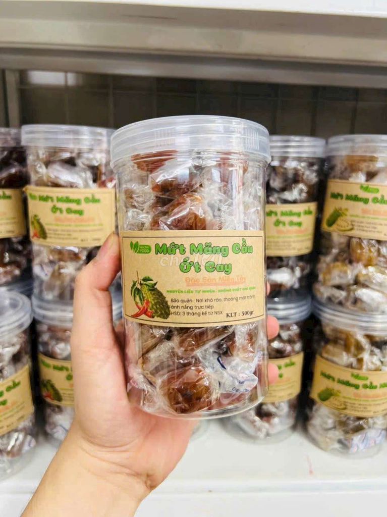 Mứt mảng cầu hủ 500gr. Mua bán Đồ ăn, thực phẩm và các loại khác tại Quận Tân Phú Tp Hồ Chí Minh được đăng bởi Shop Ăn Vặt 87 hình 1