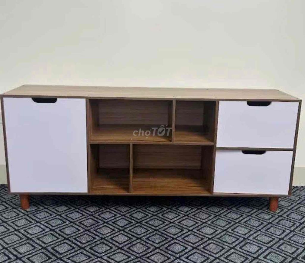 Kệ tivi Gỗ Hiện đại Nâu Trắng 60x120. Mua bán Tủ, kệ gia đình tại Huyện Bình Chánh Tp Hồ Chí Minh được đăng bởi Hai Fuong hình 1