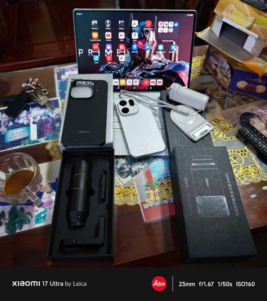 OPPO FIND X9 PTO VÀ LEN KIT CHỤP ẢNH. Mua bán Điện thoại tại Thành phố Huế Thừa Thiên Huế được đăng bởi Lâm Nguyễn Store Smartphone and Smartwatch hình 1