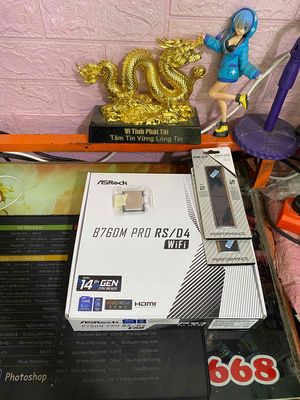 Bình Dương bán combo B760 wifi 13400 16gb giá 6tr4. Mua bán Linh kiện (RAM, Card...) tại Thành phố Thuận An Bình Dương được đăng bởi Vi Tính Phát Tài
