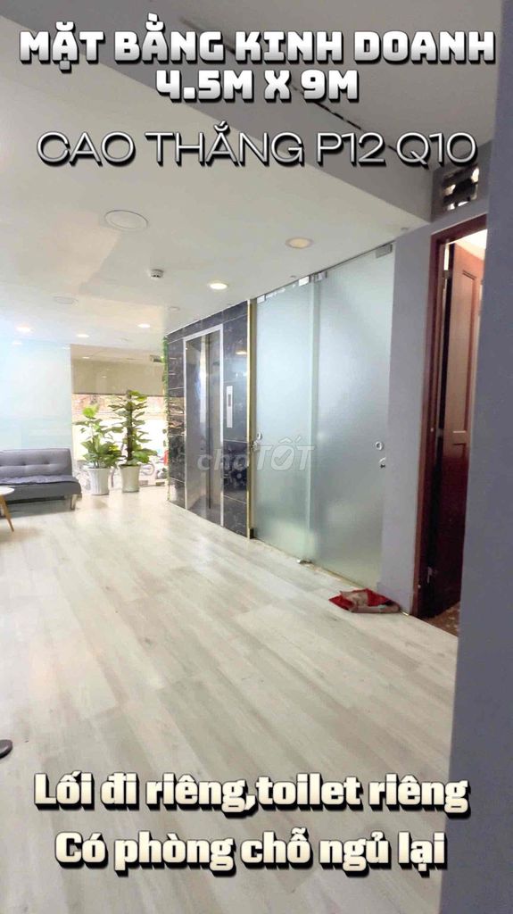 Cho Thuê Mặt Bằng Kinh Doanh 45m² Có Chỗ Ở Lại – 248 Cao Thắng Q10