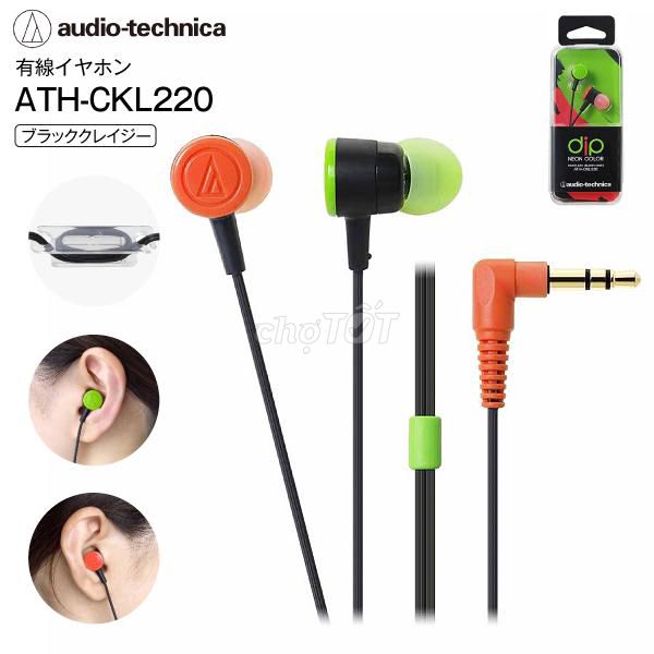 Tai nghe Audio-Technica ATH-CKL220 'DIP'. Mua bán Tivi, Âm thanh tại Quận 5 Tp Hồ Chí Minh được đăng bởi Nguyen Trung Truc hình 3