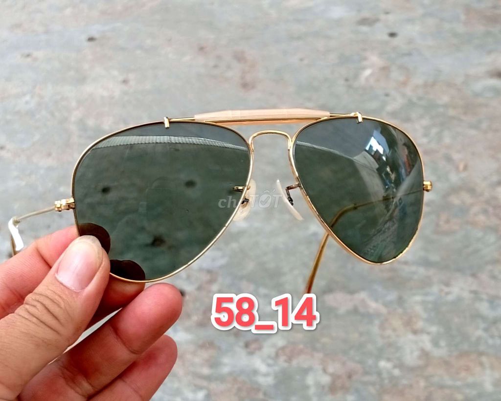 Kính râm Ray-Ban Aviator Vàng Mỹ Chống UV. Mua bán Phụ kiện thời trang khác tại Huyện Phúc Thọ Hà Nội được đăng bởi Hoàng Duy Được hình 1